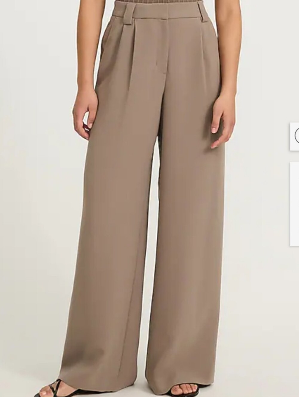 Express High Rise Wide Leg Trousers - Picture 2 of 14